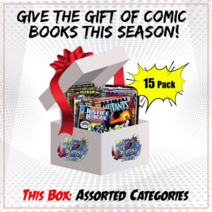| Comic Book Collection | 15 Pack of Marvel & DC Comic Books | Great Mix of Titles & Characters | Perfect for Kids Teen and Adults