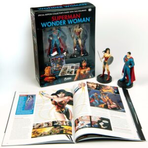 Superman and Wonder Woman Plus Collectibles