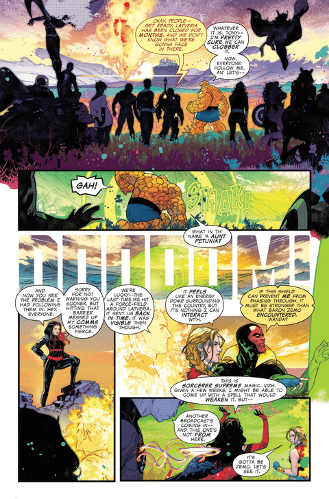 Heroes plan how they can invade Latveria.