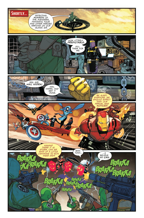 Our heroes punch a bunch of Nazis