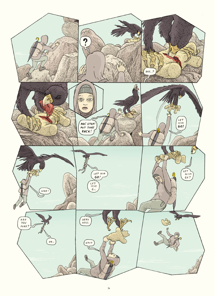 Panels from Tongues by Anders Nilsen