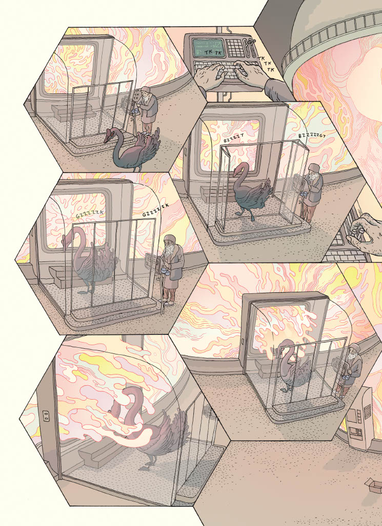 Panels from Tongues by Anders Nilsen