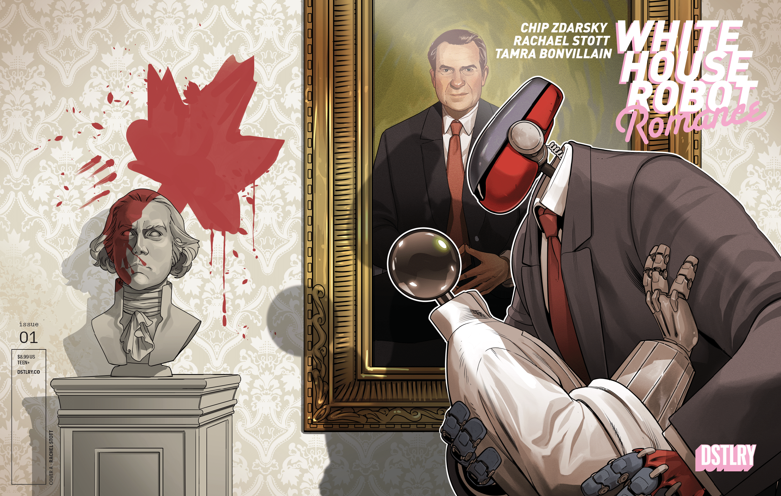 White House Robot Romance #1 Cover A by Rachael Stott