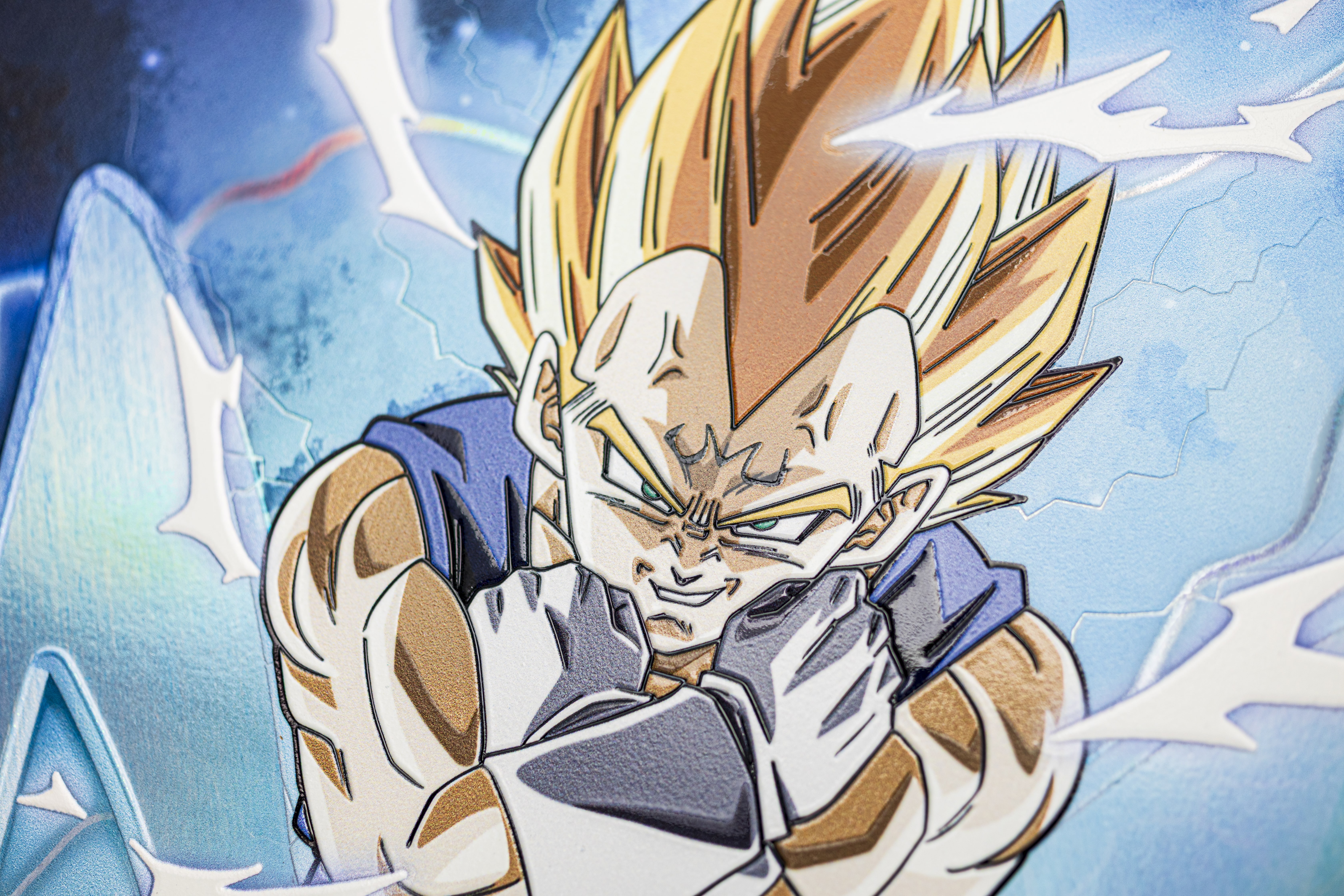 vegeta metal poster displate ax 2025