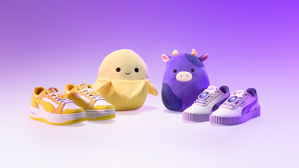 Jazwares and Puma team up for Squishmallows collection.