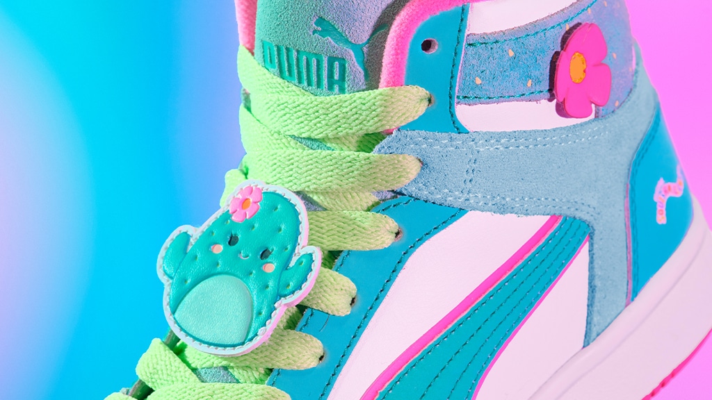Jazwares and Puma team up for Squishmallows collection.