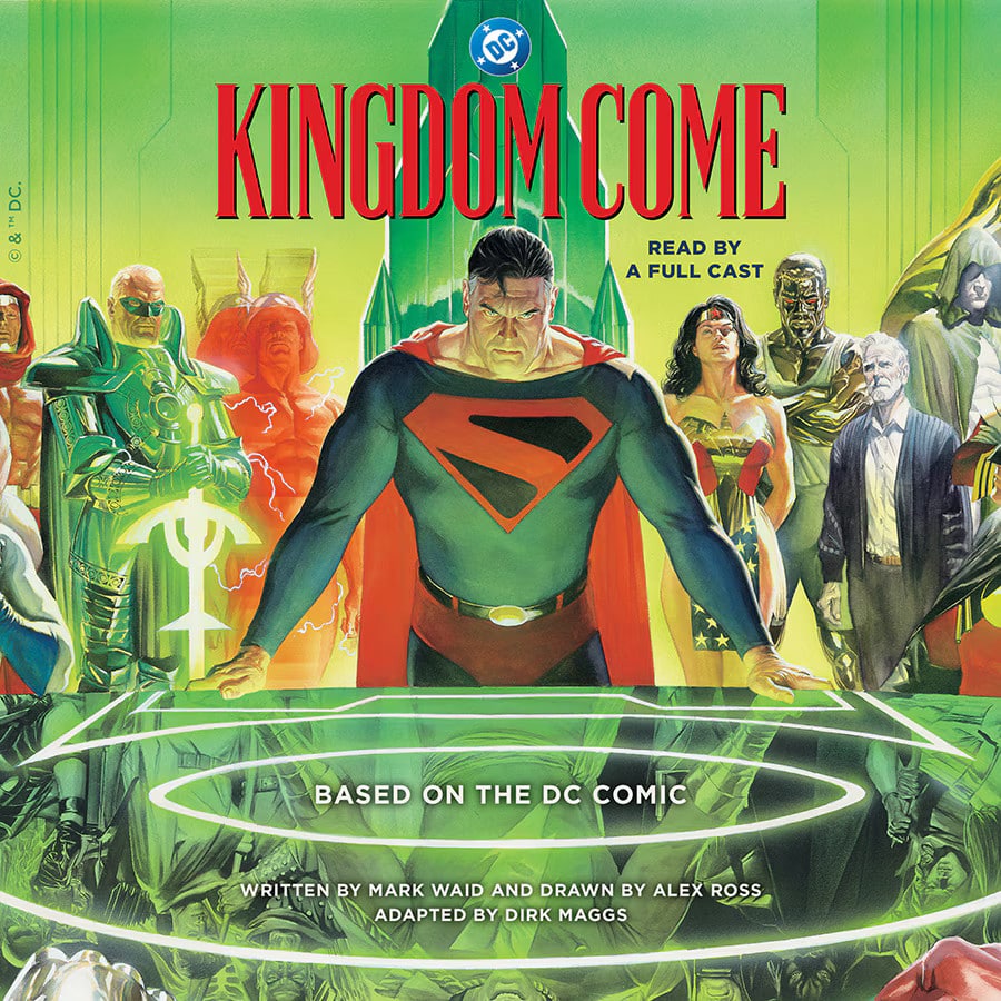 Audiobook cover, featuring art by Alex Ross