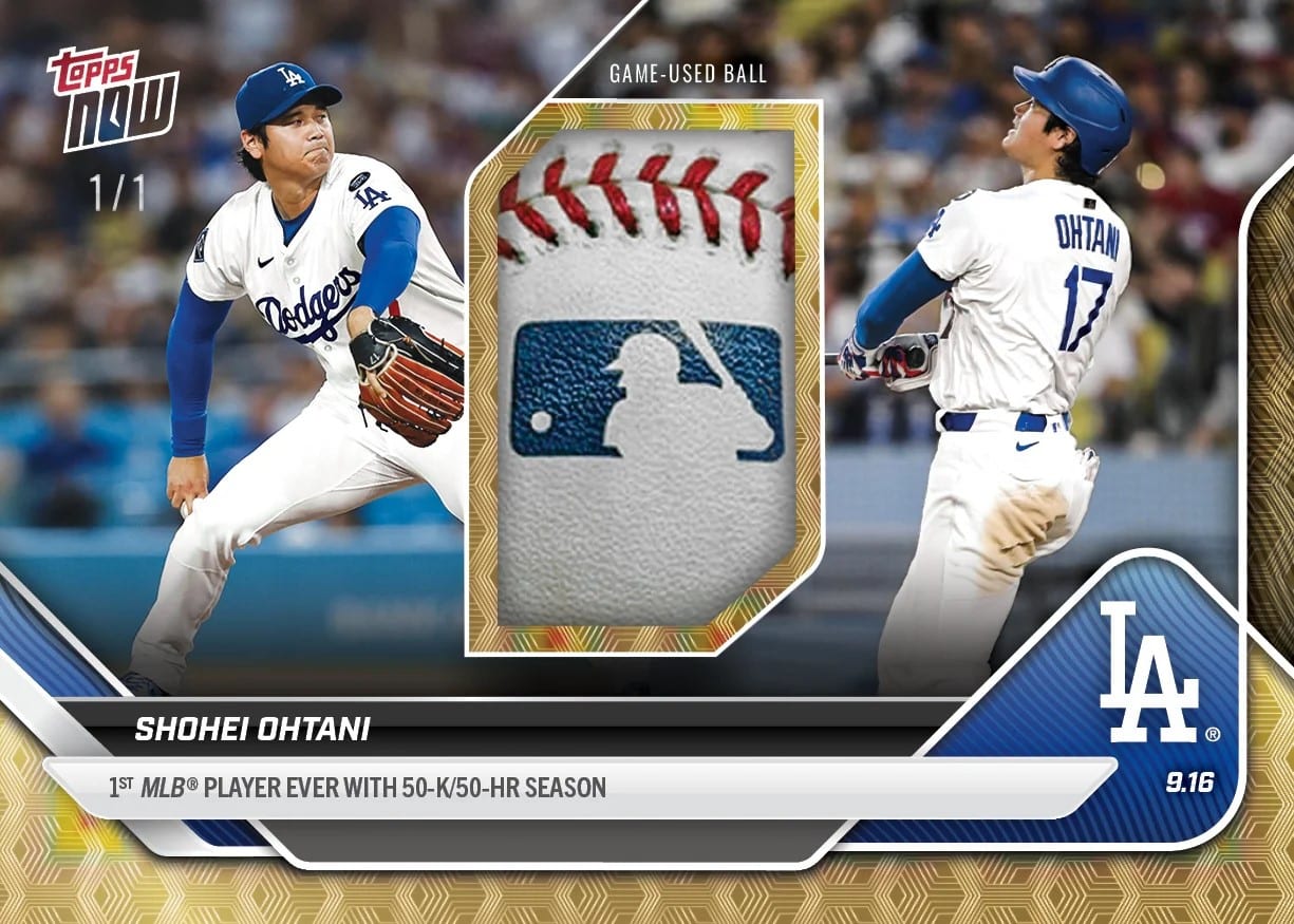 Shohei Ohtani - 2025 MLB Topps NOW® - Card 721 - LOOK FOR RELICS - Print Run: 62411