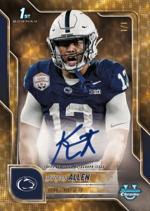 2025 Bowman University Chrome® Football Review and Checklist 12