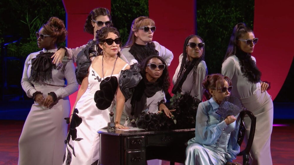 Twelfth Night veiled ladies