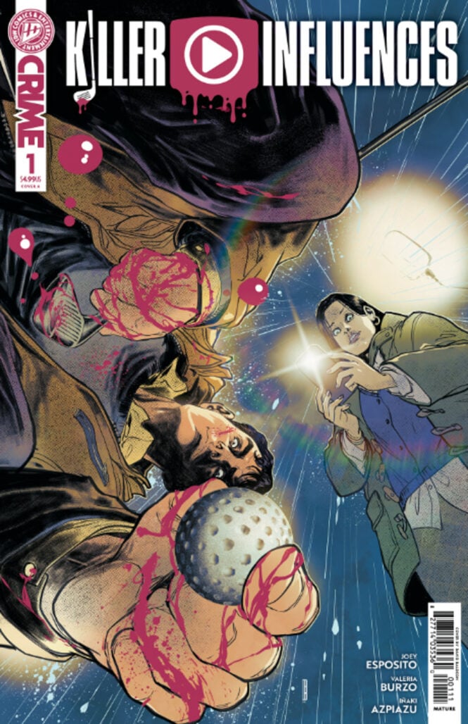 Killer Influences #1 cover by David Baldeon and K.J. Díaz