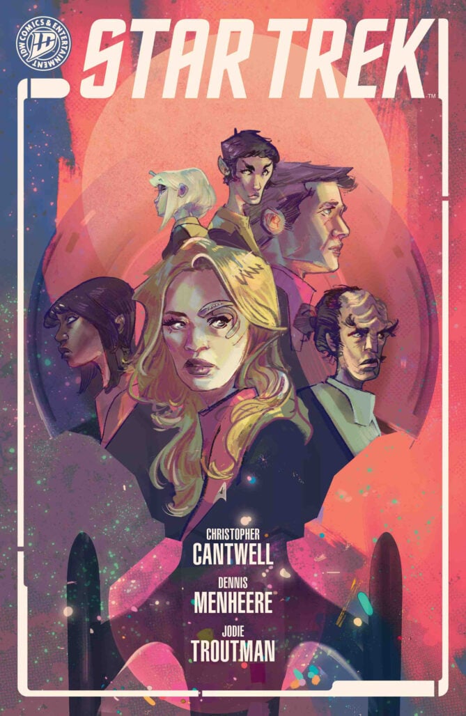 Star Trek #1 (2026) cover art by Dennis Menheere