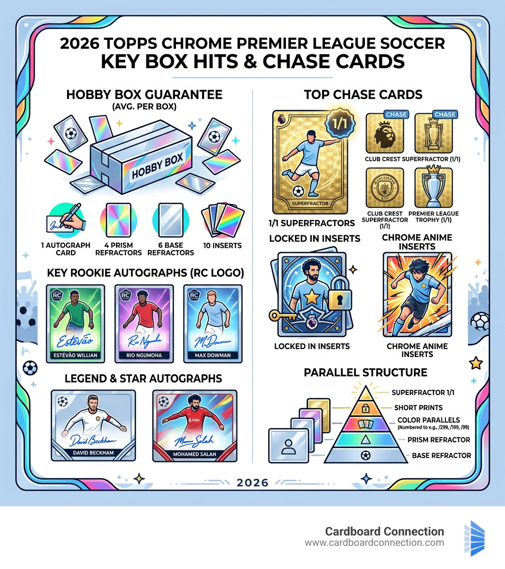 2026 Topps Chrome Premier League Soccer Set Review and Checklist 2