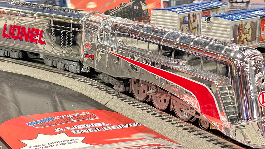 A limited-edition Lionel Train at New York Comic Con (NYCC) 2025 | Source: The Toy Book
